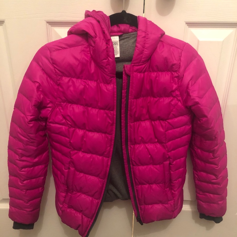 Athleta Girls Puffer Jacket, Size YM